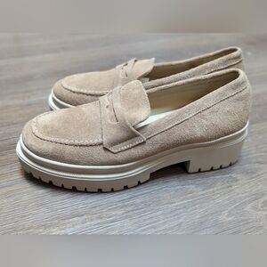 Patina Zoe Chunky Loafer, Taupe, 8W